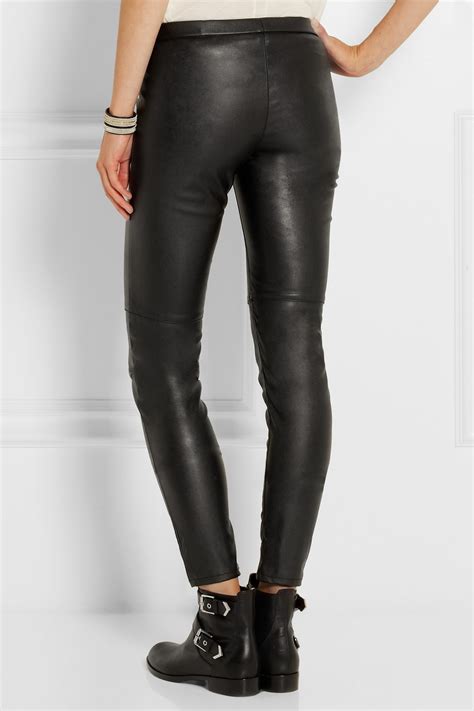 michael michael kors faux leather jogger pants|MICHAEL Michael Kors Faux.